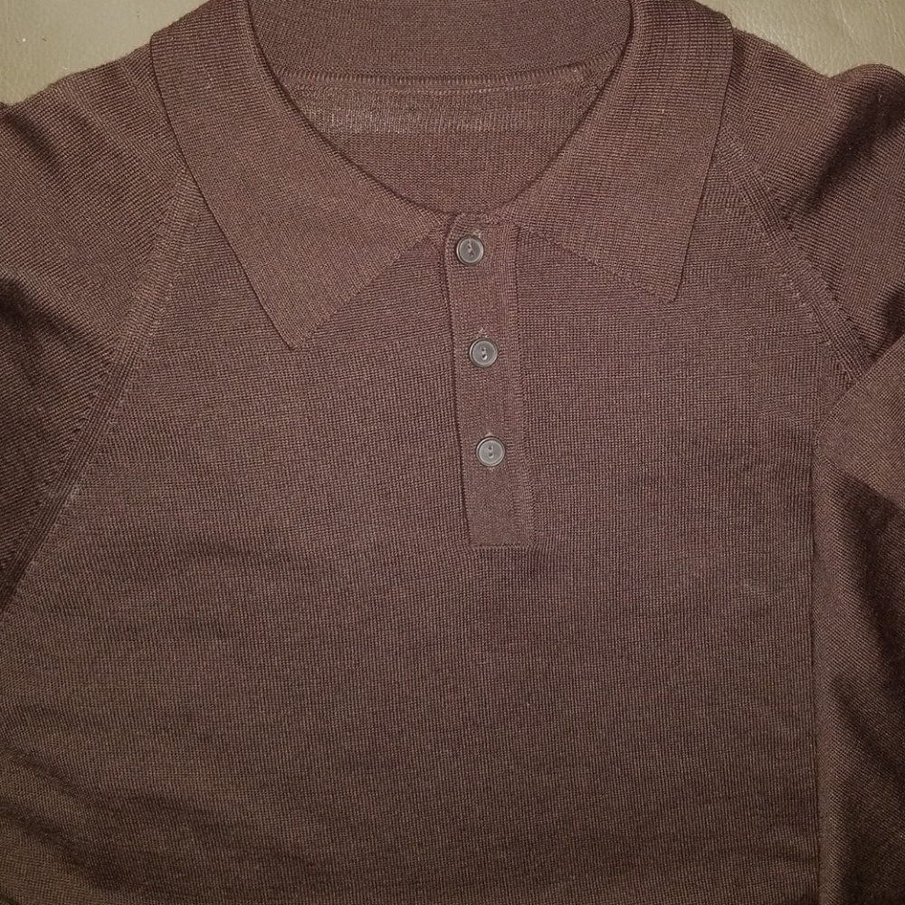 Geoffrey Beene Merino Wool button up sweater